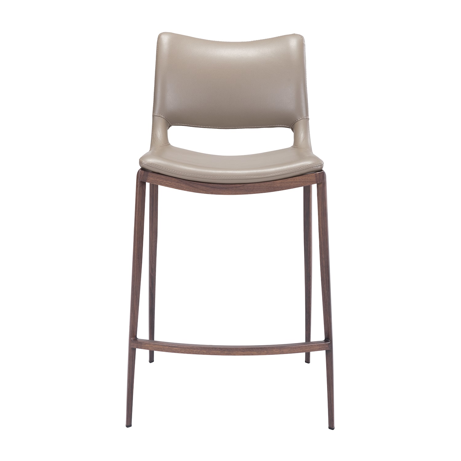 Zuo Modern Ace 2-pc. Counter Height Upholstered Bar Stool