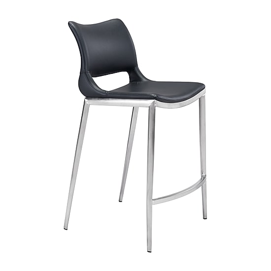 Zuo Modern Ace 2-pc. Counter Height Upholstered Bar Stool