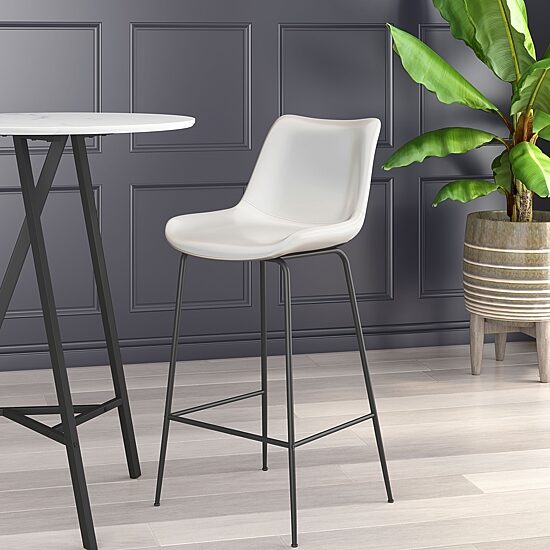 Zuo Modern Byron Upholstered Bar Stool