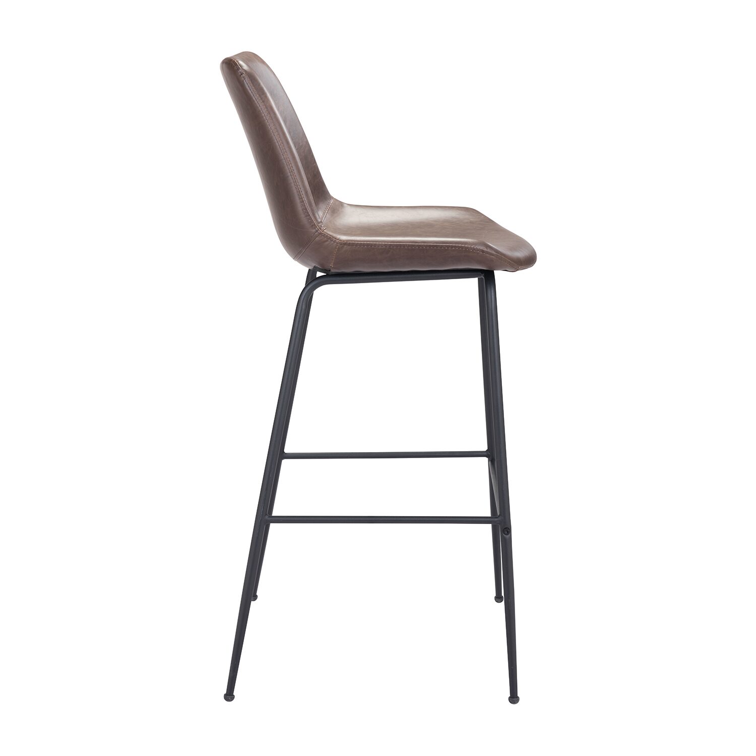 Zuo Modern Byron Upholstered Bar Stool