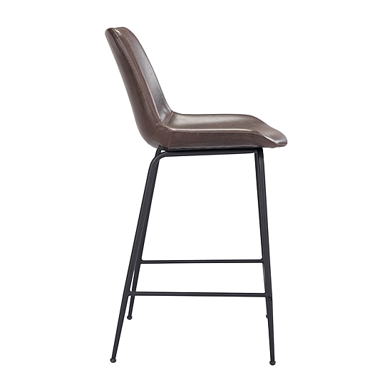Zuo Modern Byron Counter Height Upholstered Bar Stool
