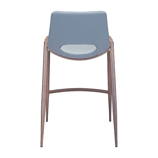 Zuo Modern Desi 2-pc. Counter Height Upholstered Bar Stool