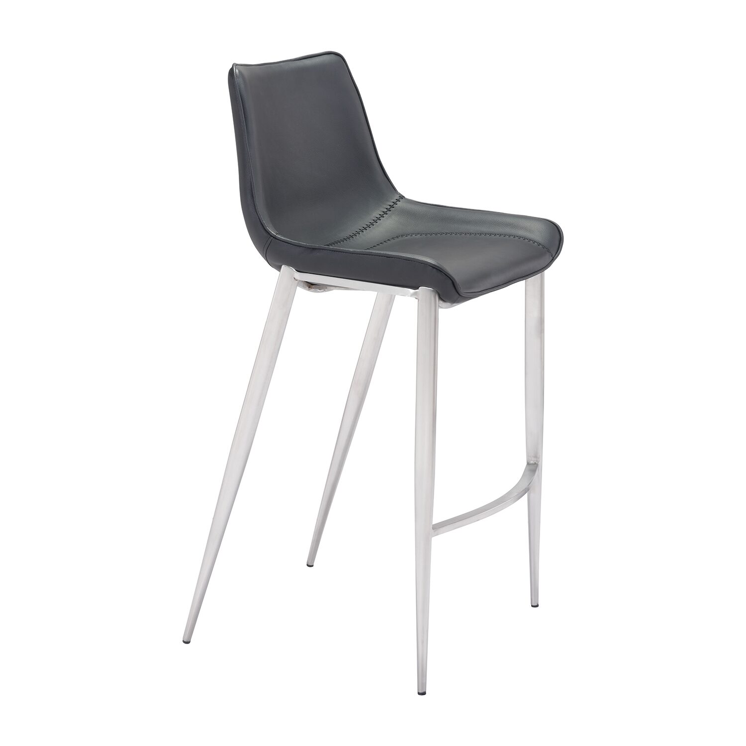 Zuo Modern Magnus 2-pc. Upholstered Bar Stool