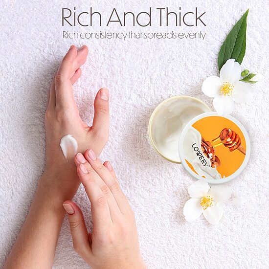 LOVERY™ Almond Milk & Honey Body Butter - 6oz (18$ Value)