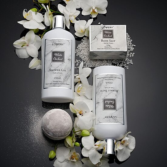 LOVERY™ White Orchid Self Care Kit - 20pc Personalized Gifts