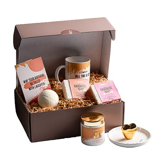 LOVERY™ Birthday Gift Box - 8pc Personalized Spa Kit