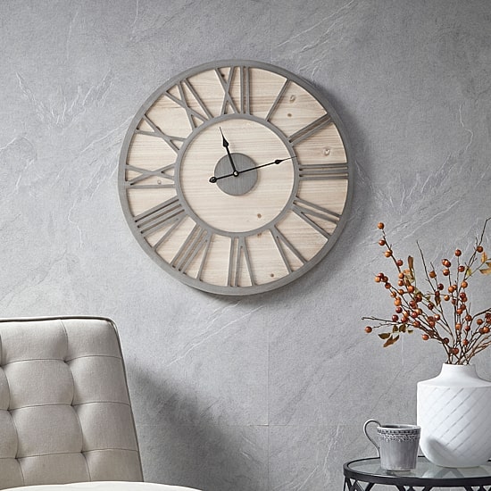 Madison Park Mason Wall Clock