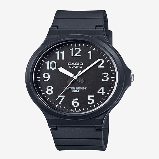 Casio® Mens Black Strap Watch