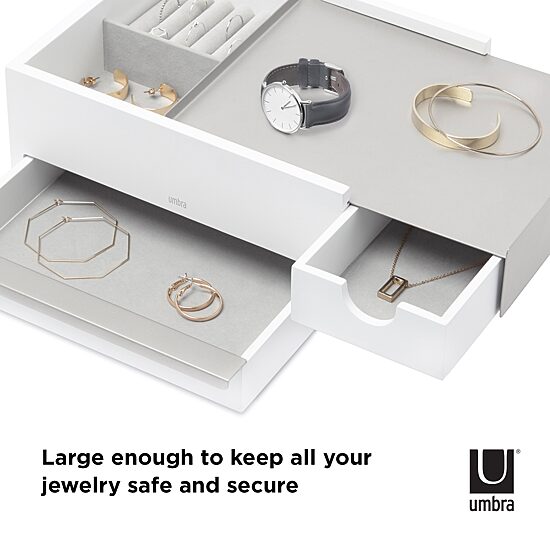 Umbra Stow-It 2-Drawer 2-Compartment Drawer Storage