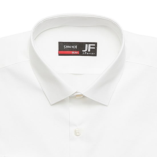 J. Ferrar Ultra Comfort Mens Regular Fit Stretch Fabric Wrinkle Free Long Sleeve Dress Shirt