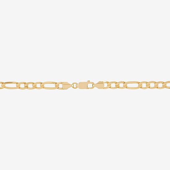 Unisex Adult 14K Gold 22 Inch Figaro Chain Necklace
