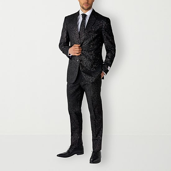 Opposuits Glitzy Mens 3-pc. Suit Set, Color: Black - JCPenney