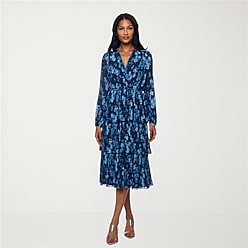 jcpenney blue floral dress Blue Floral Pleated Dresses - Women