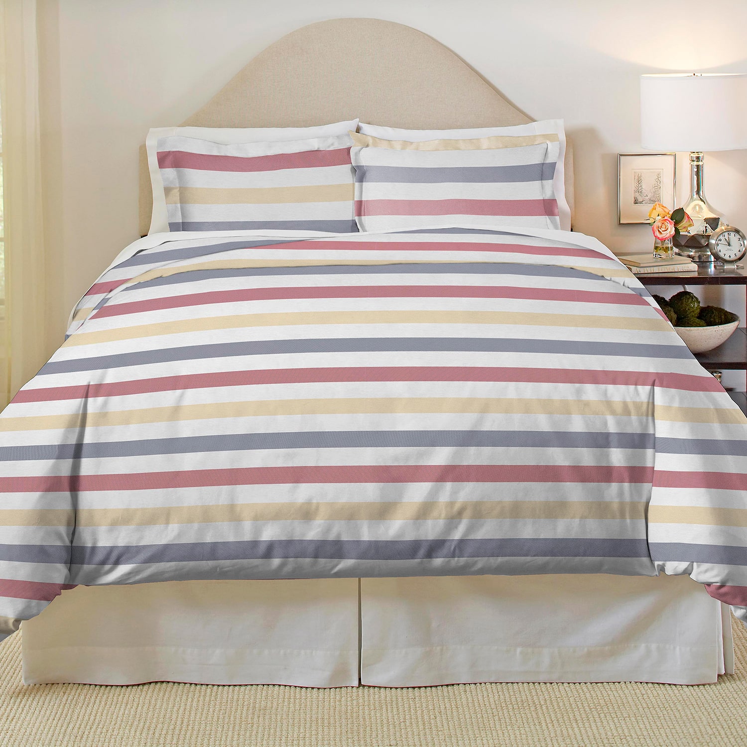 Pointehaven Brushed Cotton Duvet Cover Set