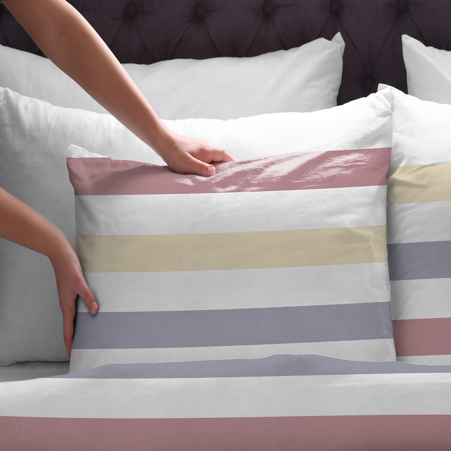 Pointehaven Brushed Cotton Duvet Cover Set
