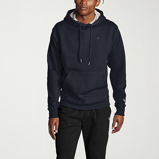 Champion Powerblend Mens Long Sleeve Fleece Active Hoodie