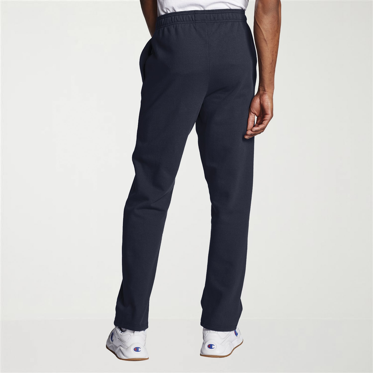 Champion Powerblend Mens DRAWSTRING WAIST Straight Mid Rise Regular Fit Sweatpant