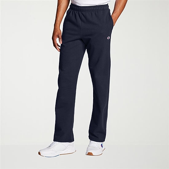 Champion Powerblend Mens Drawstring Waist Straight Mid Rise Regular Fit Sweatpant