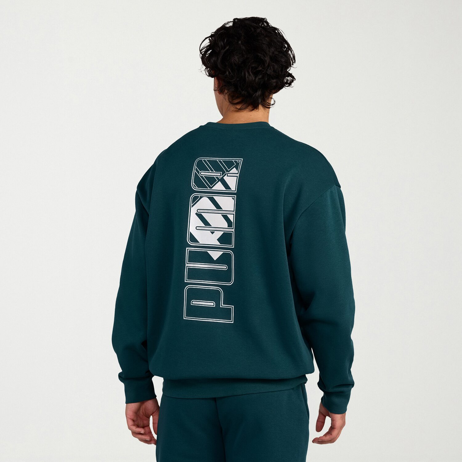 PUMA Mens Crew Neck Long Sleeve Sweatshirt