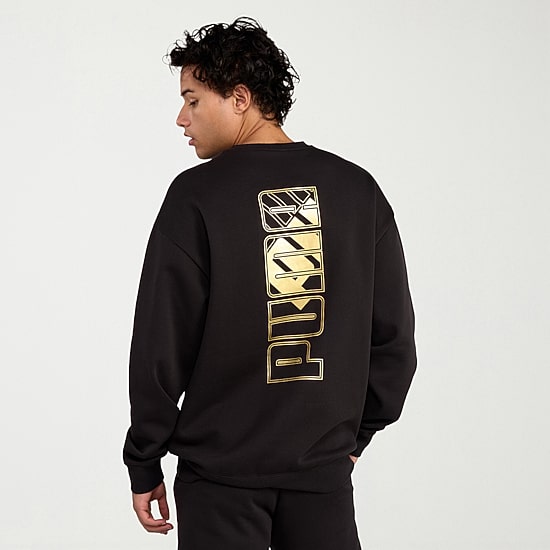 PUMA Mens Crew Neck Long Sleeve Sweatshirt