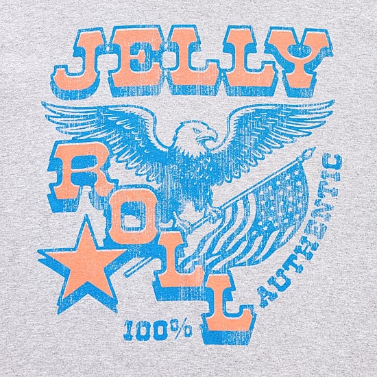 Jelly Roll Boyfriend Tee Womens Juniors Crew Neck Short Sleeve Loose Fit Graphic T-Shirt