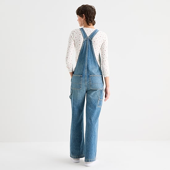 Arizona Sleeveless Womens Overalls Juniors