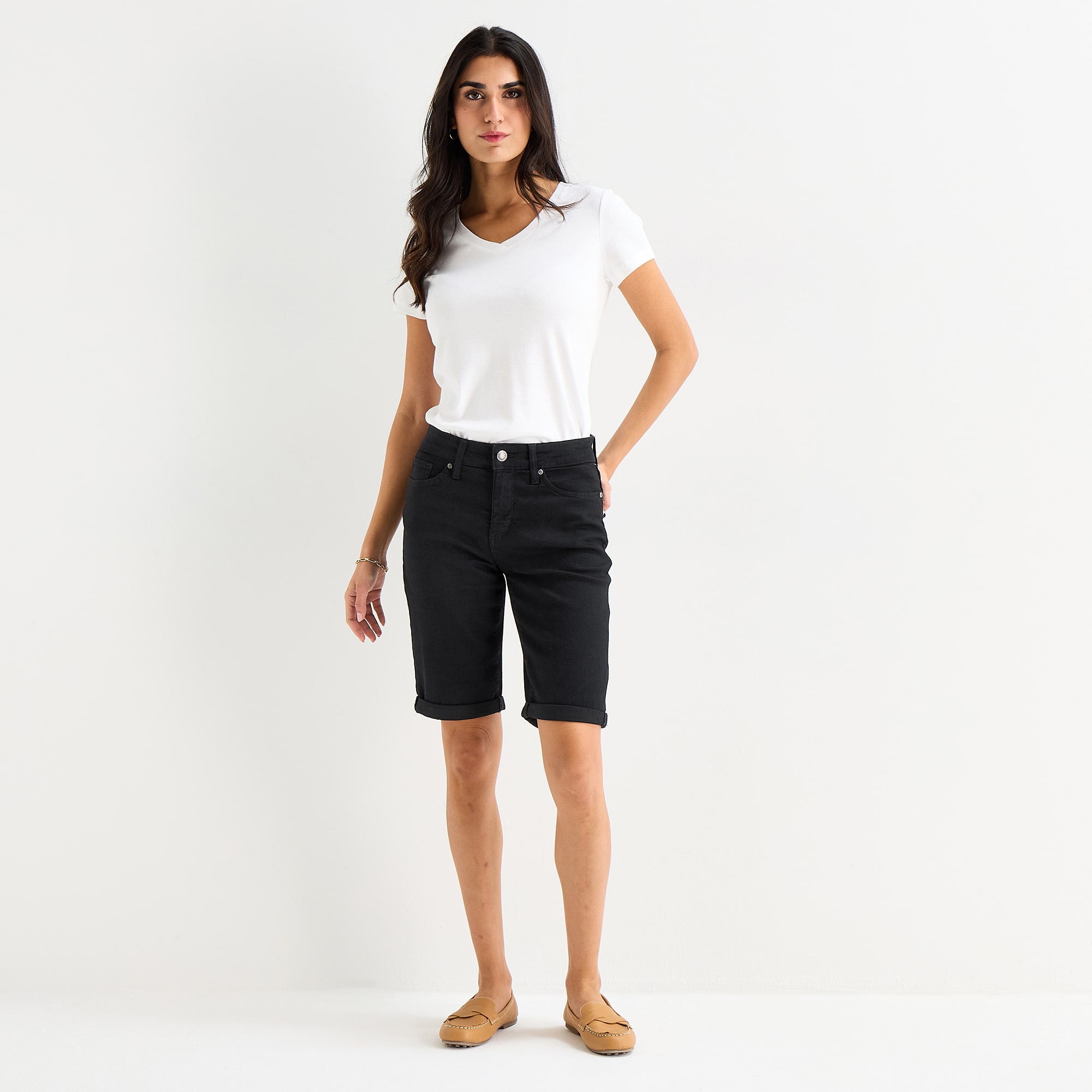 St. John's Bay Womens 11" Bermuda Short