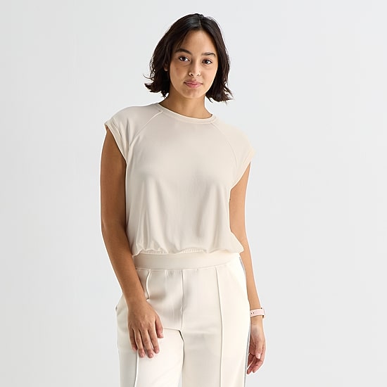 Stylus Womens Crew Neck Short Sleeve T-Shirt