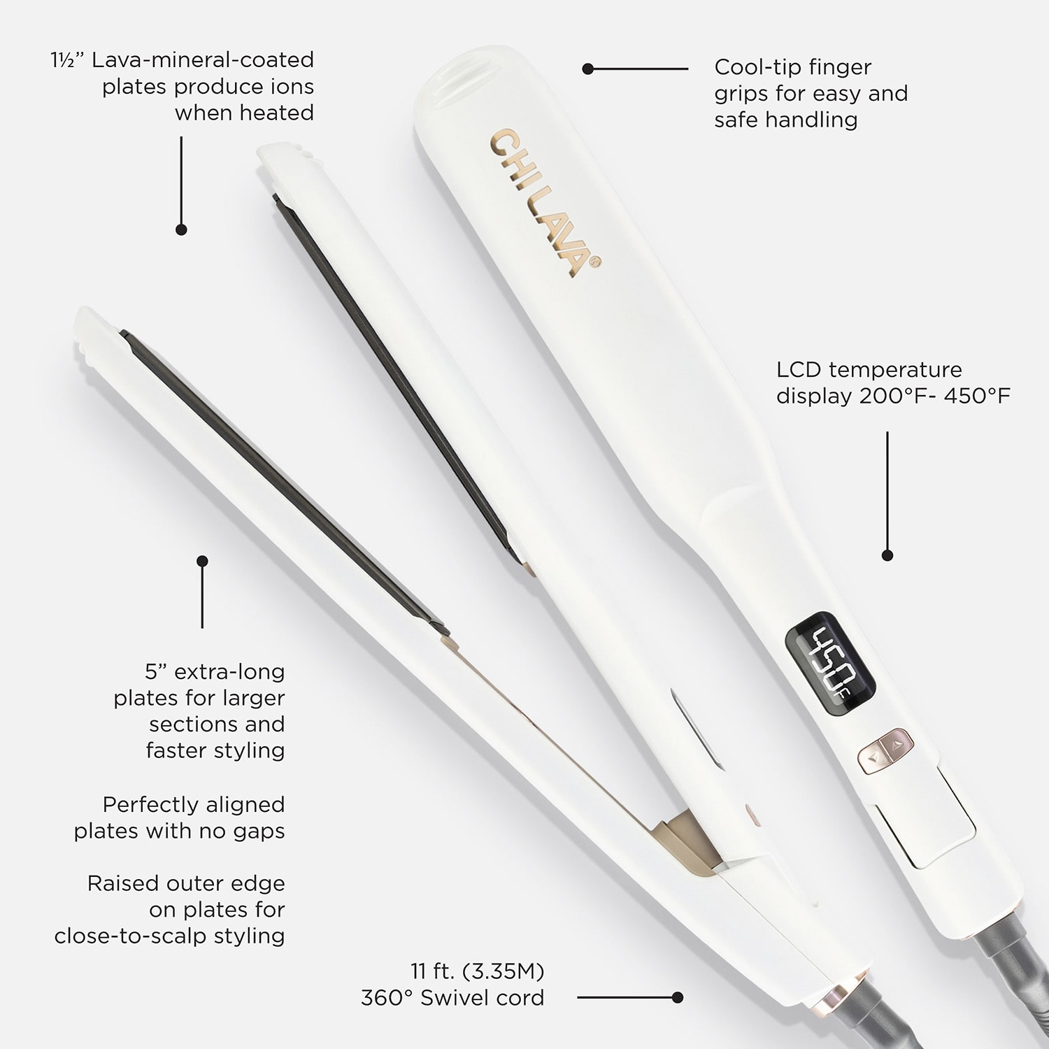 CHI Lava Hairstyling 1 1/2" Flat Iron