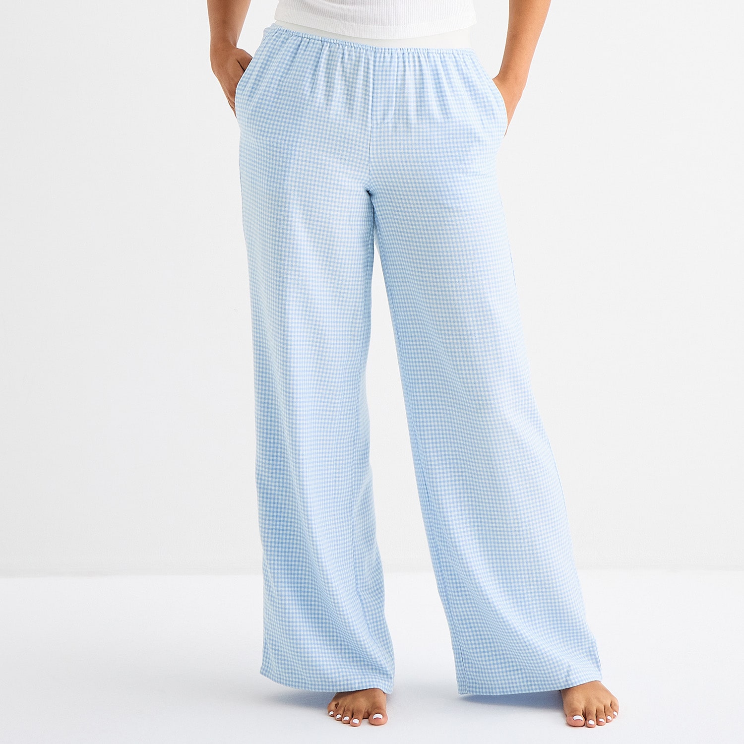 Arizona Womens Juniors Flannel Pajama Pants