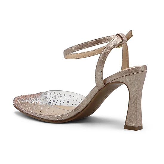 Adrienne Vittadini Nervye Womens Pointed Closed Toe Flared Heel Pumps