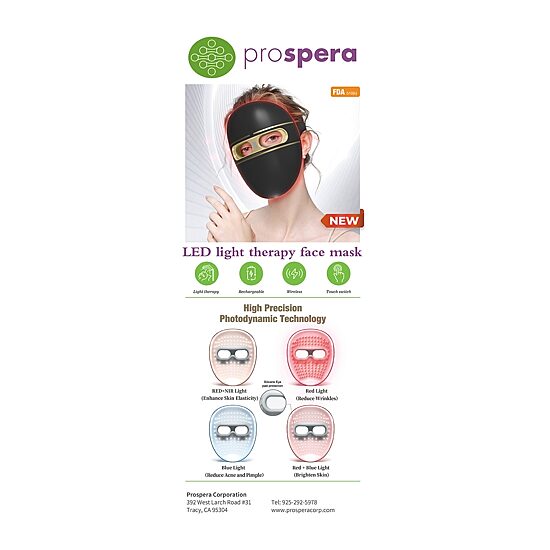 Prospera Premium Infra Red Light Therapy Unisex Adult Face Mask
