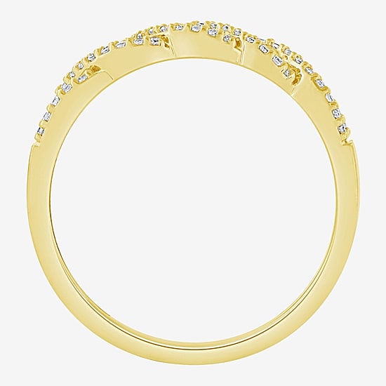 1/4 CT.T.W. Natural Diamond 10K Gold Anniversary Wedding Band