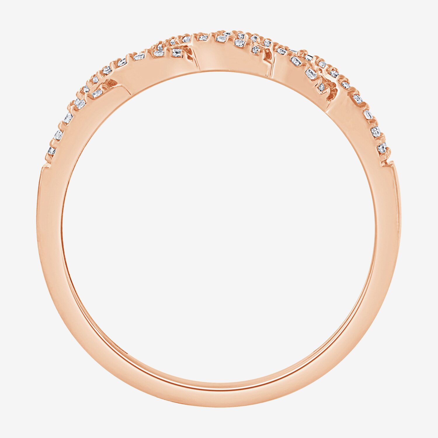 1/4 CT.T.W. Natural Diamond 10K Gold Anniversary Wedding Band