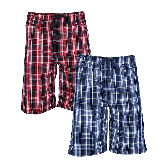 Hanes Stretch Mens 2-pc. Pajama Shorts