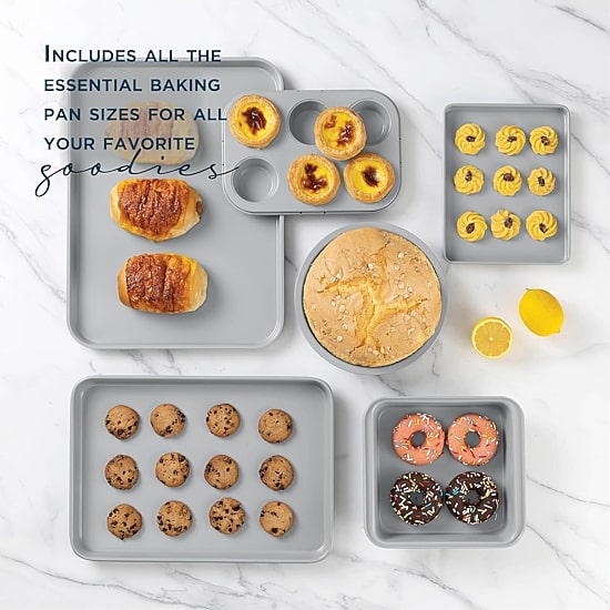 Country Kitchen Stackable Non-Stick 13-pc. Bakeware Set