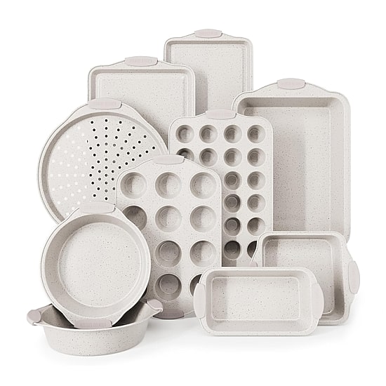Country Kitchen Stackable Non-Stick 10-pc. Bakeware Set