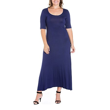 jcpenney maxi dresses with sleeves Melonie T Women's V Neck Long Sleeve Raglan Maxi Dress | Pink | Petites 16 Petite | Dresses Maxi Dresses