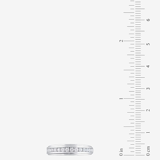 Womens 1 CT. T.W. Natural White Diamond 10K Gold Round Side Stone Bridal Set