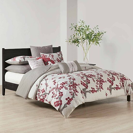 N Natori Cherry Blossom Euro Sham
