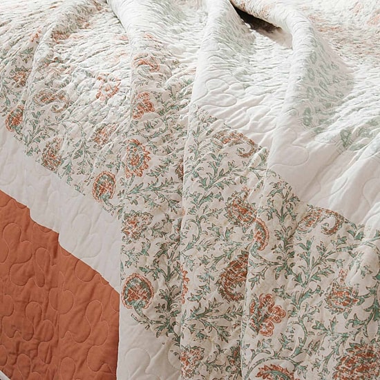 Madison Park Vanessa 6-Pc Cotton Percale Quilt Set With Throw Pillows