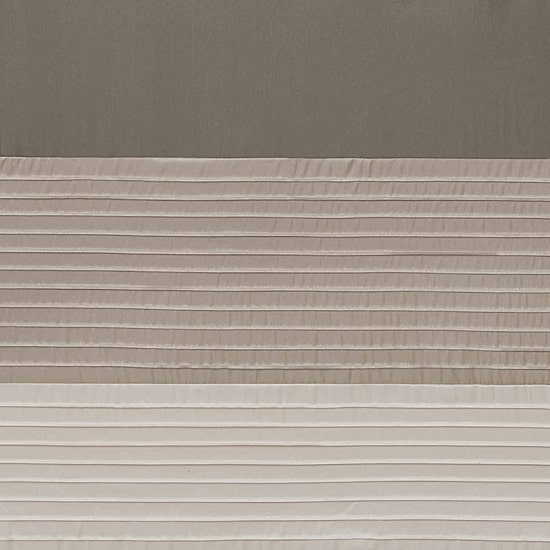 Madison Park Eastridge 50"W X 18"L Polyoni Pintuck-Striped Rod Pocket Tailored Valance