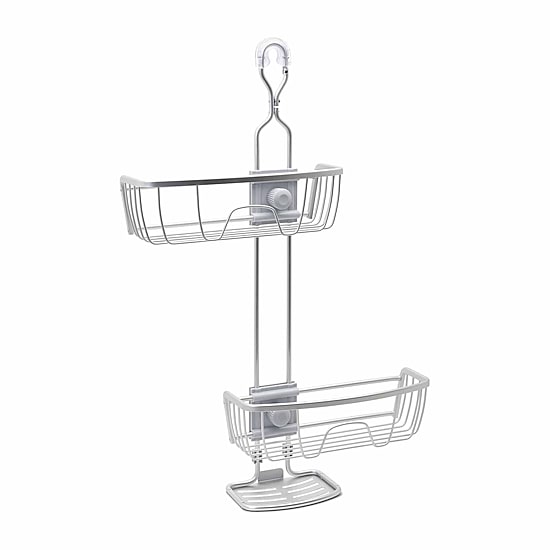 Zenna Home Never Rust Aluminum Adjustable Shower Caddy