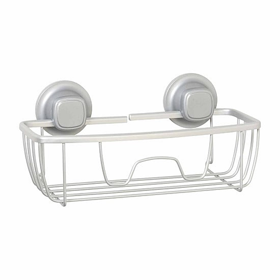 Zenna Home Aluminum Power Grip Pro Shower Caddy