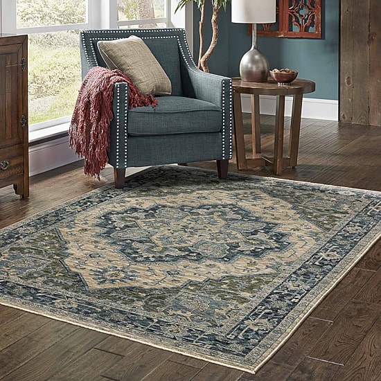 Covington Home Adeline Center Medallion Indoor Rectangular Area Rug