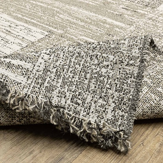 Covington Home Geneva Textured Geometric 39"X60" Indoor Outdoor Rectangular Accent Rug