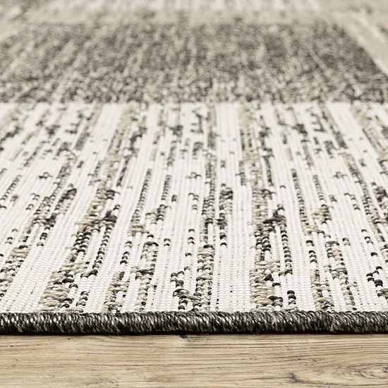 Covington Home Geneva Textured Geometric Indoor Outdoor Rectangular Area Rug