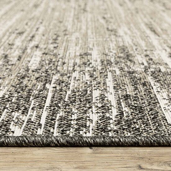 Covington Home Geneva Weathered Textures 22"X90" Indoor Outdoor Rectangular Runner