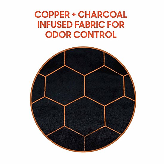 Sharper Image Calming Neck Wrap with Copper and Charcoal