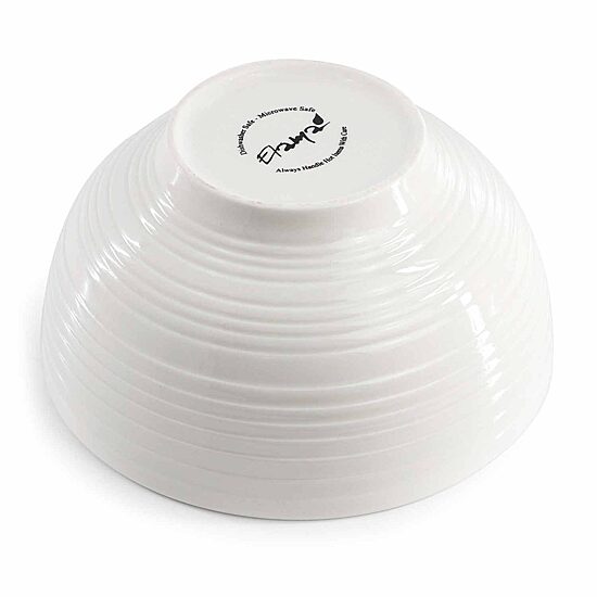 Elama Nikki Ribbed 18-pc. Porcelain Dinnerware Set
